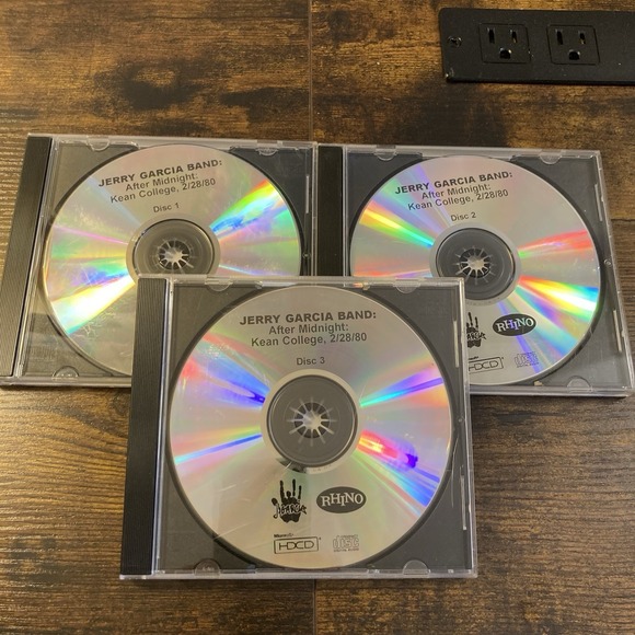 Jerry Garcia Band After Midnight Kean College 2/28/80 Very Rare Promo CD‎ Lot